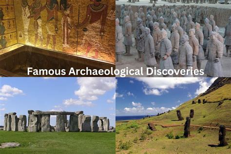 Let's list important archeology sites .